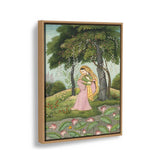 Green And Pink Royal Princess - FLOATING FRAME