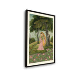 Green And Pink Royal Princess - WALL MOUNT FRAME