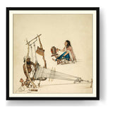 Weaving And Spinning - WALL MOUNT FRAME