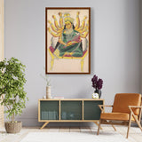 Ganesha-Janani - Framed Canvas
