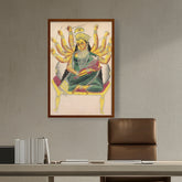 Artist5 - Art - Ganesha-Janani - Framed Canvas