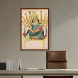Artist5 - Art - Ganesha-Janani - Framed Canvas