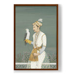 Portrait Of A Prince With Hawk - Framed Canvas