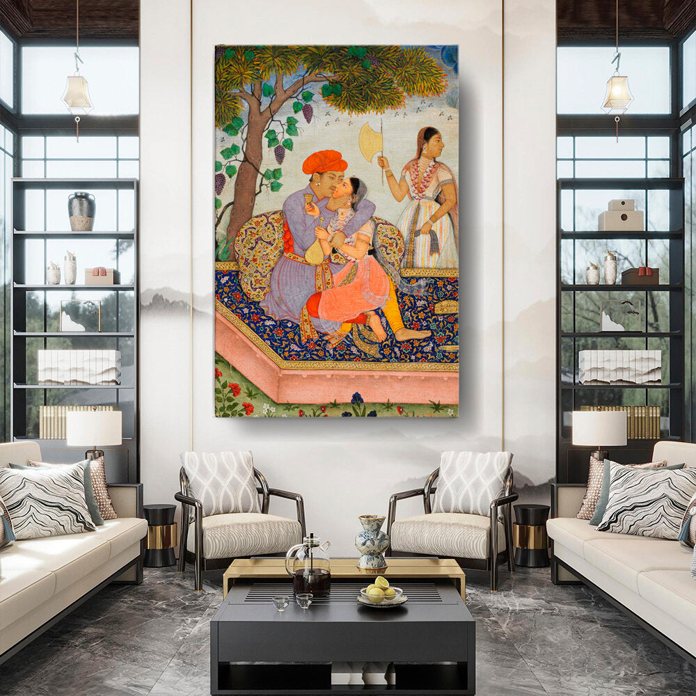 Artist5 - Art - Lovers Embracing - Wall Canvas