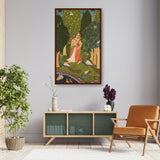 Pilgrimage To Sarnath - Framed Canvas