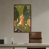 Artist5 - Art - Pilgrimage To Sarnath - Framed Canvas