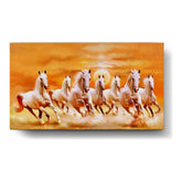 Artist5 - Art - Seven Lucky Running Horses - Wall Canvas