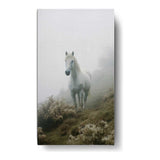 Artist5 - Art - White Horse - Wall Canvas