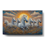 Artist5 - Art - Elegant Horses Running - Wall Canvas