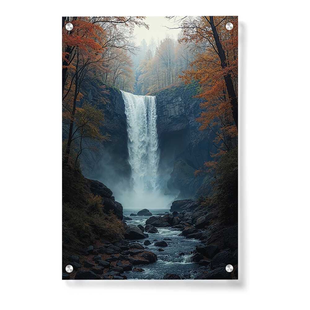 Artist5 - Art - Beautiful Natural Autumn Scene - Acrylic Wall Photo