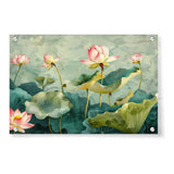 Artist5 - Art - Lotus Illustration - Acrylic Wall Photo
