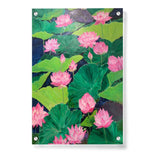 Artist5 - Art - Pink Lotuses - Acrylic Wall Photo