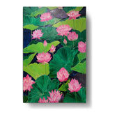 Artist5 - Art - Pink Lotuses - Wall Canvas