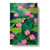 Artist5 - Art - Pink Lotuses - Wall Canvas