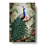 Artist5 - Art - Captivating Peacock Painting - Wall Canvas