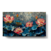 Artist5 - Art - Painting Of Lotus Flowers - Wall Canvas