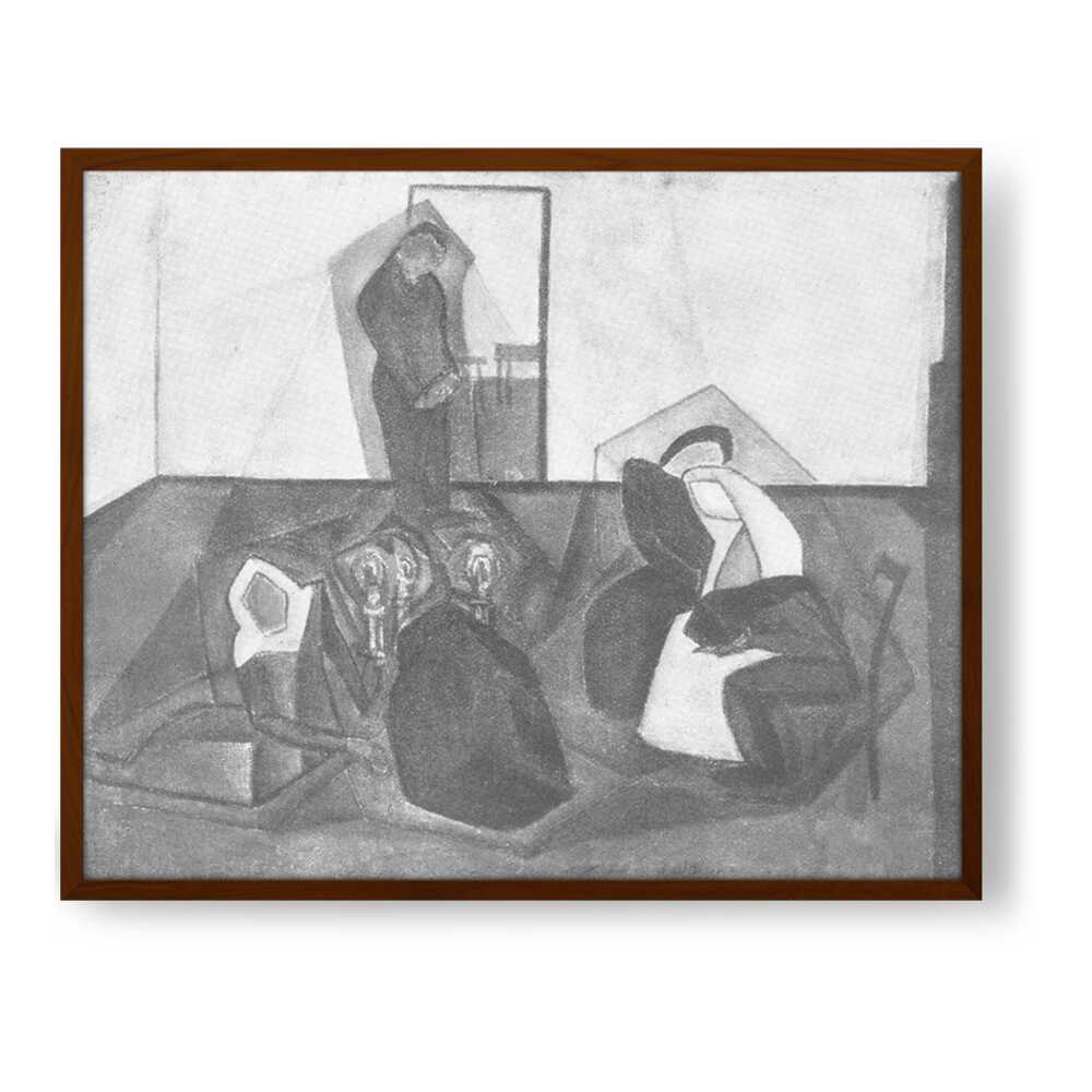 Artist5 - Art - Jewish Funeral - Framed Canvas