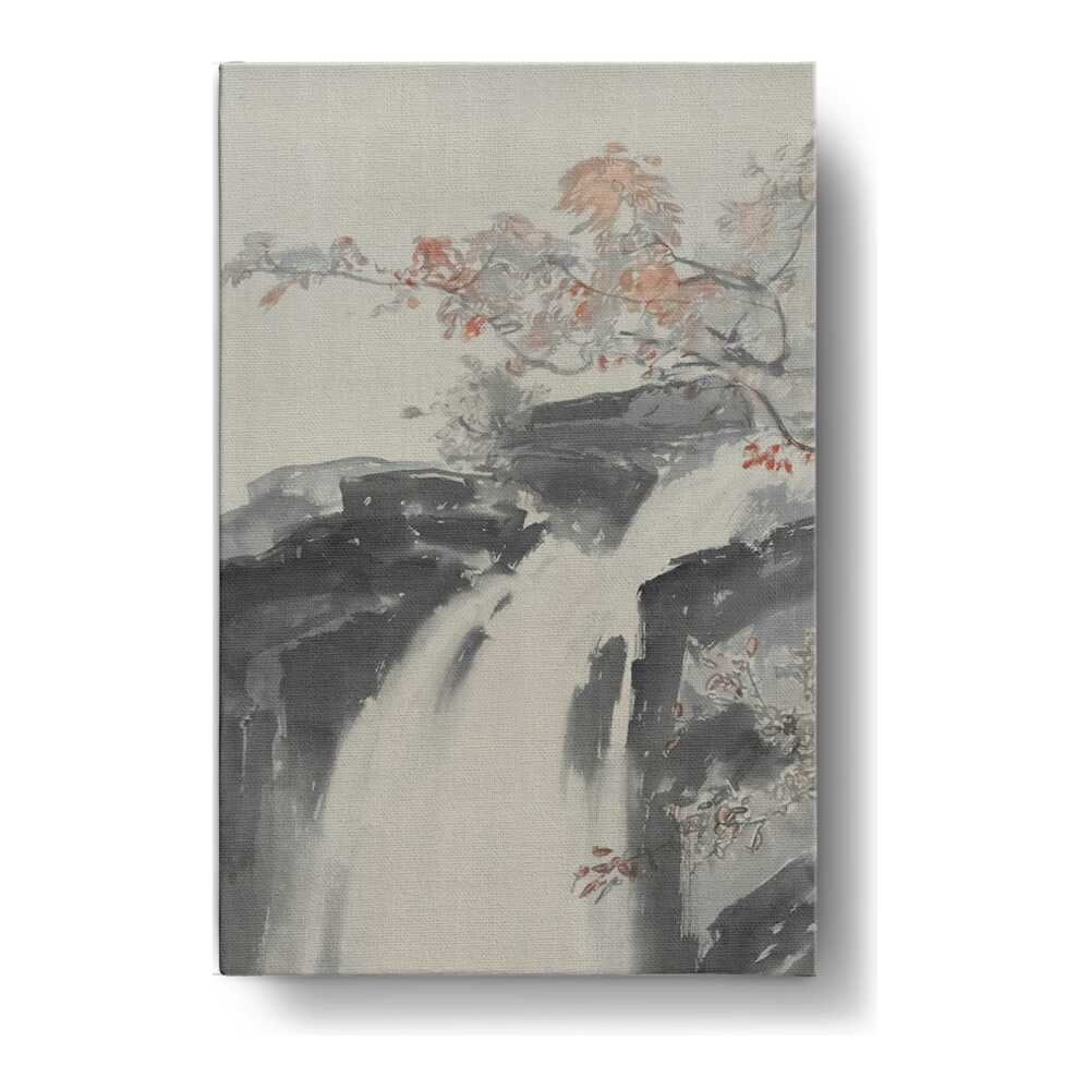 Artist5 - Art - Waterfall With Trees - Wall Canvas