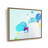 A 3D Image Featuring A Man - FLOATING FRAME