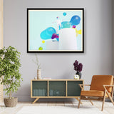 A 3D Image Featuring A Man - WALL MOUNT FRAME