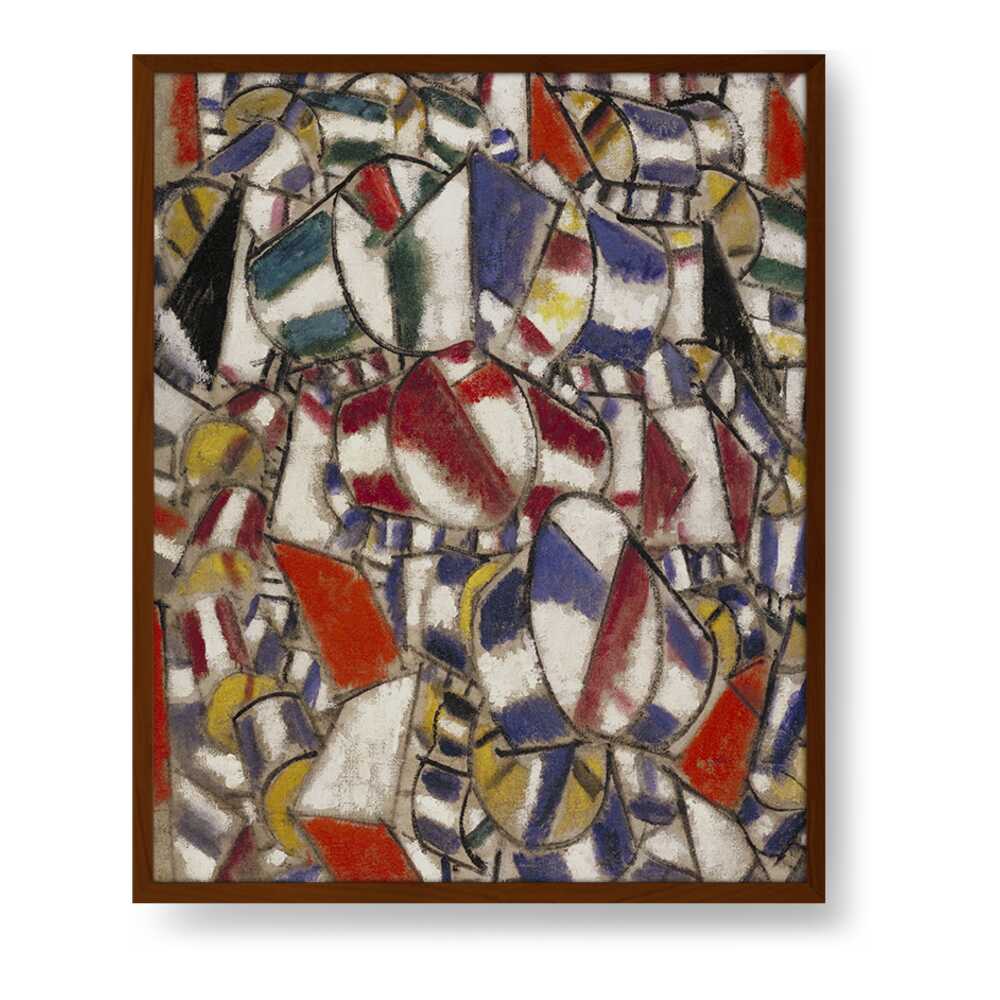 Artist5 - Art - Contrast Of Forms - Framed Canvas