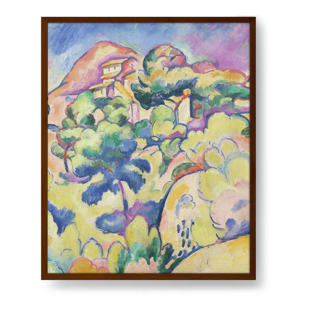 Artist5 - Art - Landscape At La Ciotat - Framed Canvas