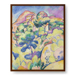 Artist5 - Art - Landscape At La Ciotat - Framed Canvas