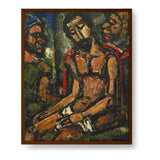 Christ Mocked By Soldiers - Framed Canvas