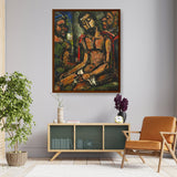 Christ Mocked By Soldiers - Framed Canvas