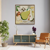 Wasp And Pear - FLOATING FRAME