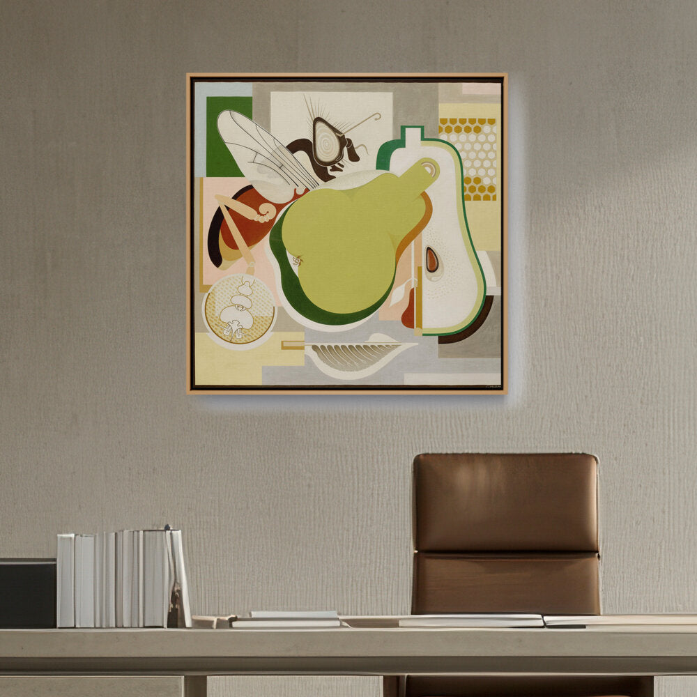Artist5 - Art - Wasp And Pear - FLOATING FRAME