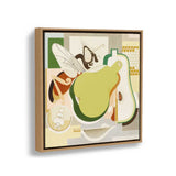 Wasp And Pear - FLOATING FRAME