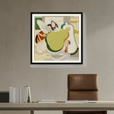 Artist5 - Art - Wasp And Pear - WALL MOUNT FRAME