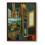 Great Metaphysical Interior - Framed Canvas