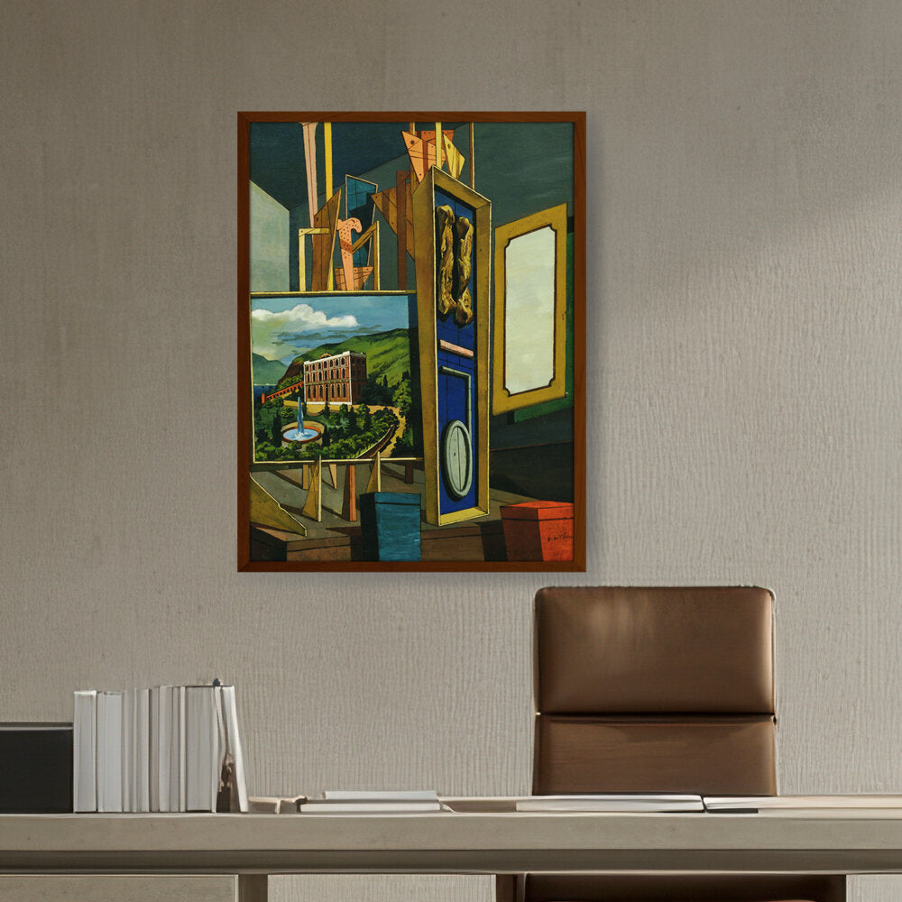 Artist5 - Art - Great Metaphysical Interior - Framed Canvas