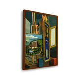 Great Metaphysical Interior - Framed Canvas