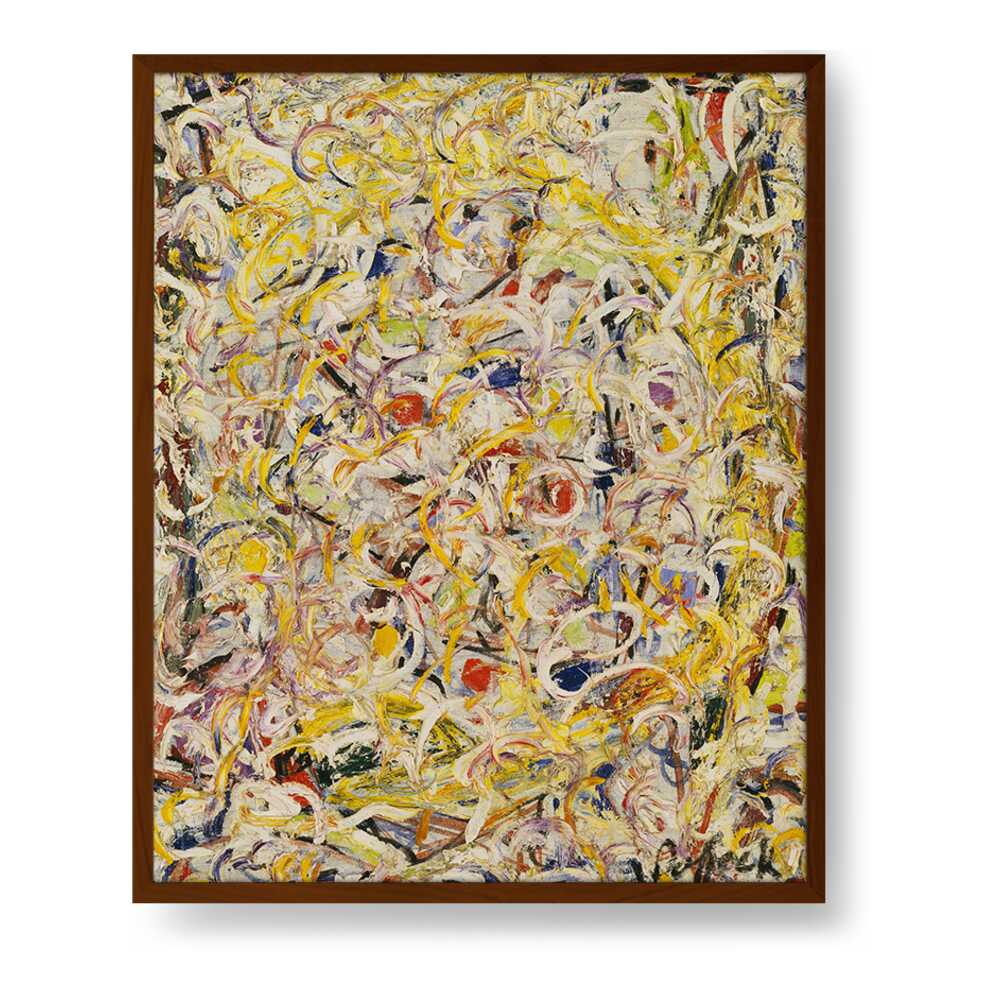 Artist5 - Art - Shimmering Substance - Framed Canvas