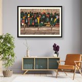 And The Migrants Kept Coming - WALL MOUNT FRAME