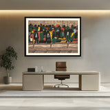 Artist5 - Art - And The Migrants Kept Coming - WALL MOUNT FRAME