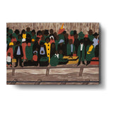 And The Migrants Kept Coming - Wall Canvas
