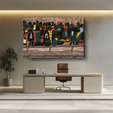 Artist5 - Art - And The Migrants Kept Coming - Wall Canvas