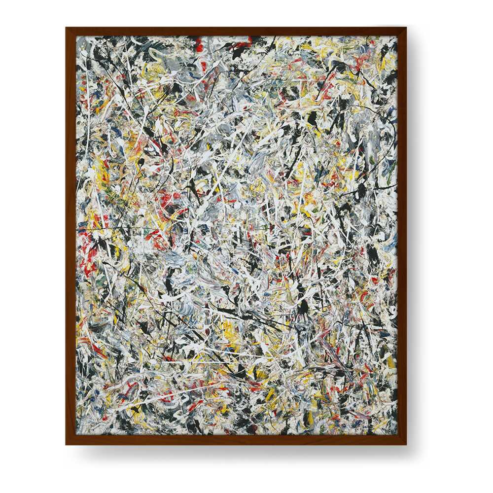 Artist5 - Art - White Light - Framed Canvas