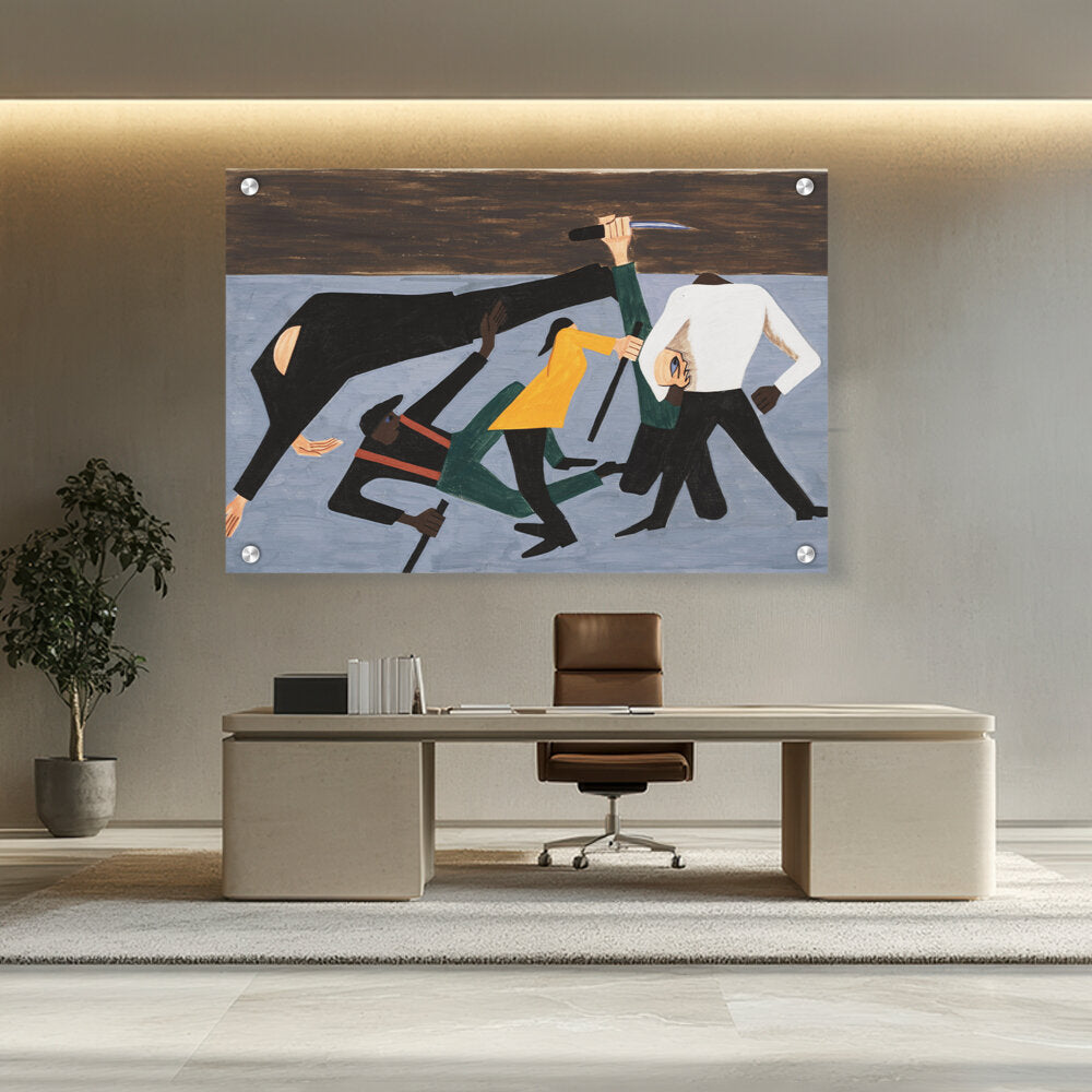 Artist5 - Art - East St. Louis Race Riot - Acrylic Wall Photo