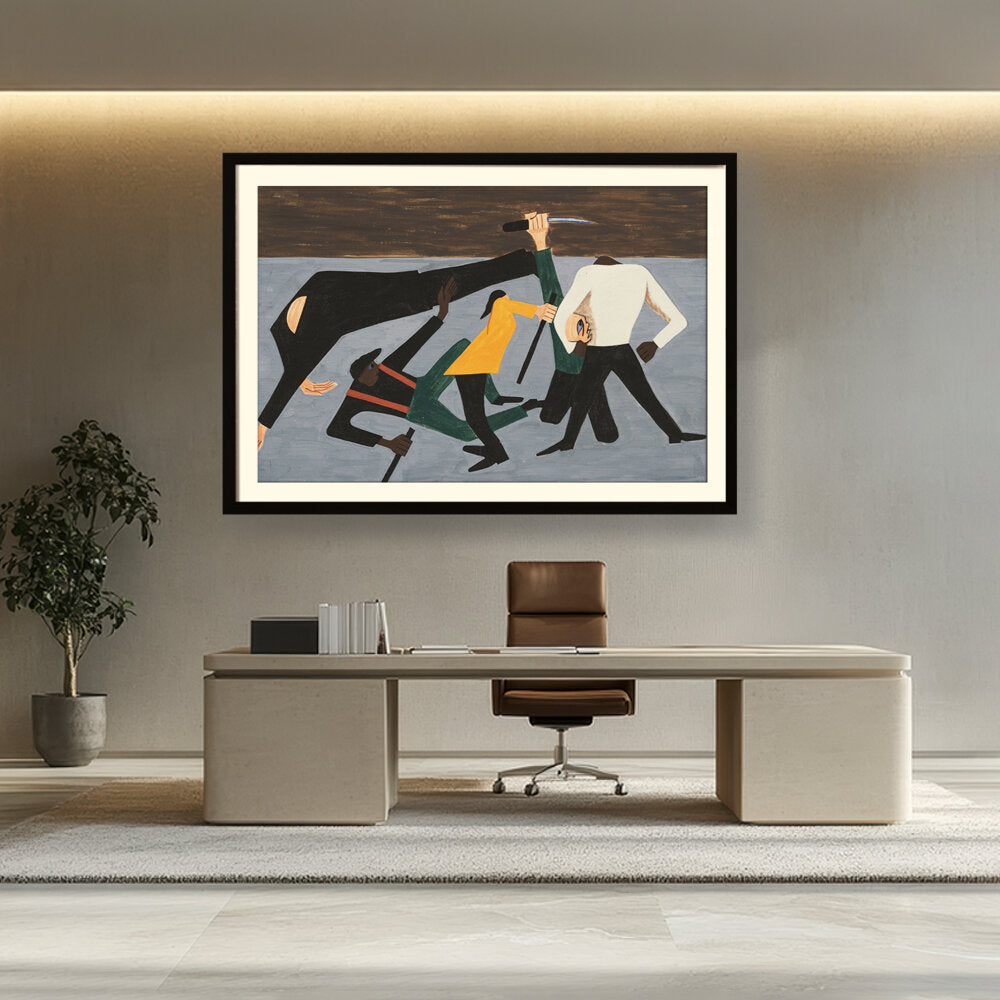 Artist5 - Art - East St. Louis Race Riot - WALL MOUNT FRAME