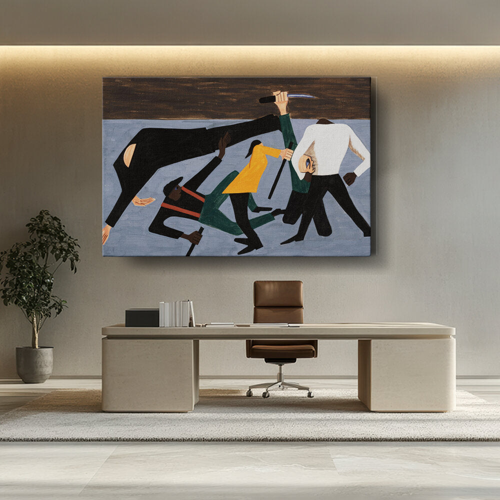 Artist5 - Art - East St. Louis Race Riot - Wall Canvas