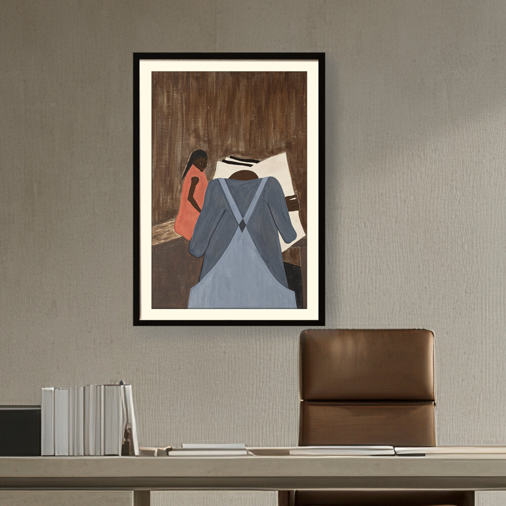 Artist5 - Art - Negro Press Urged Migration - WALL MOUNT FRAME