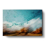 A Blue Sky With Clouds - Wall Canvas