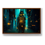 Artist5 - Art - The Stranger - Framed Canvas
