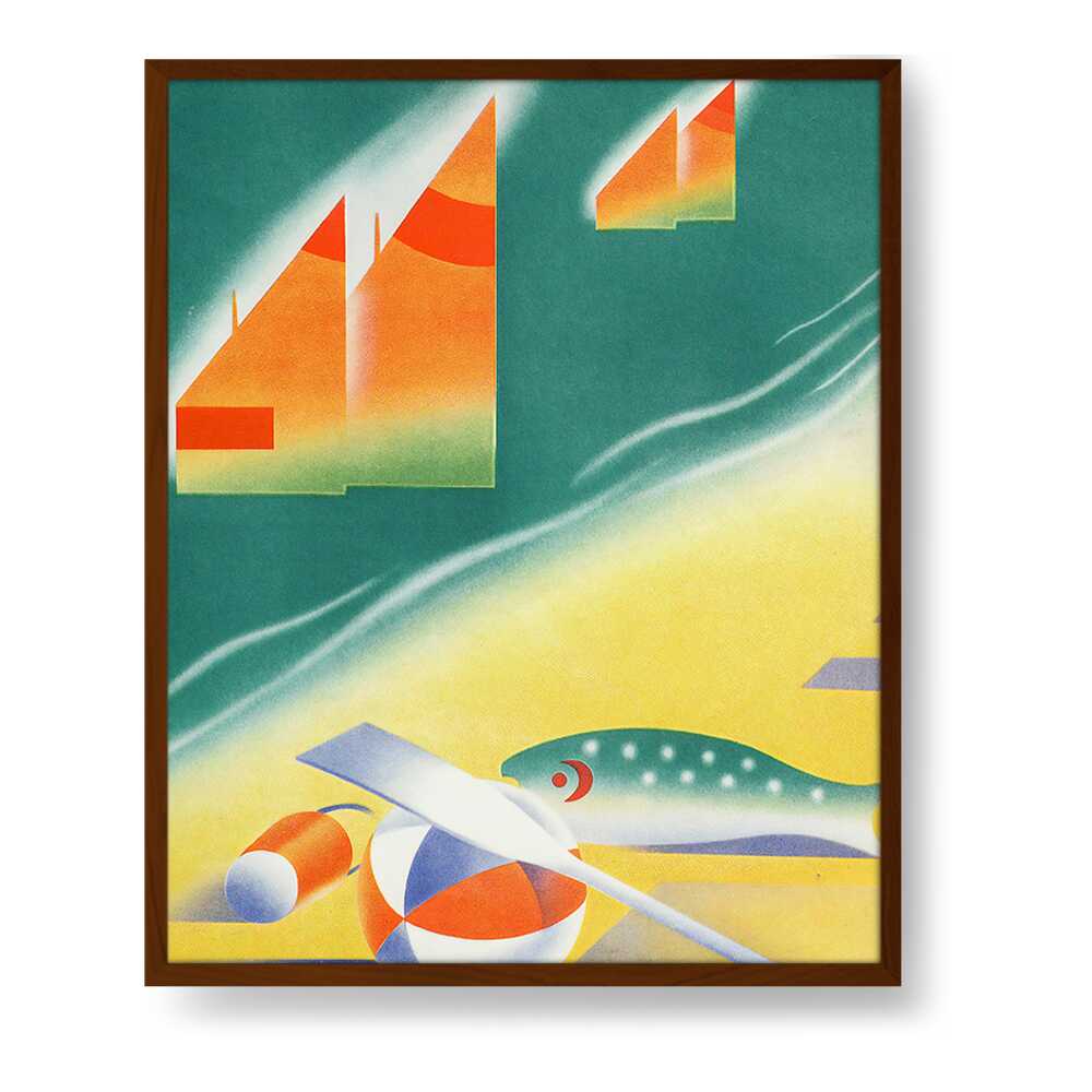 Artist5 - Art - Summertime Delights - Framed Canvas