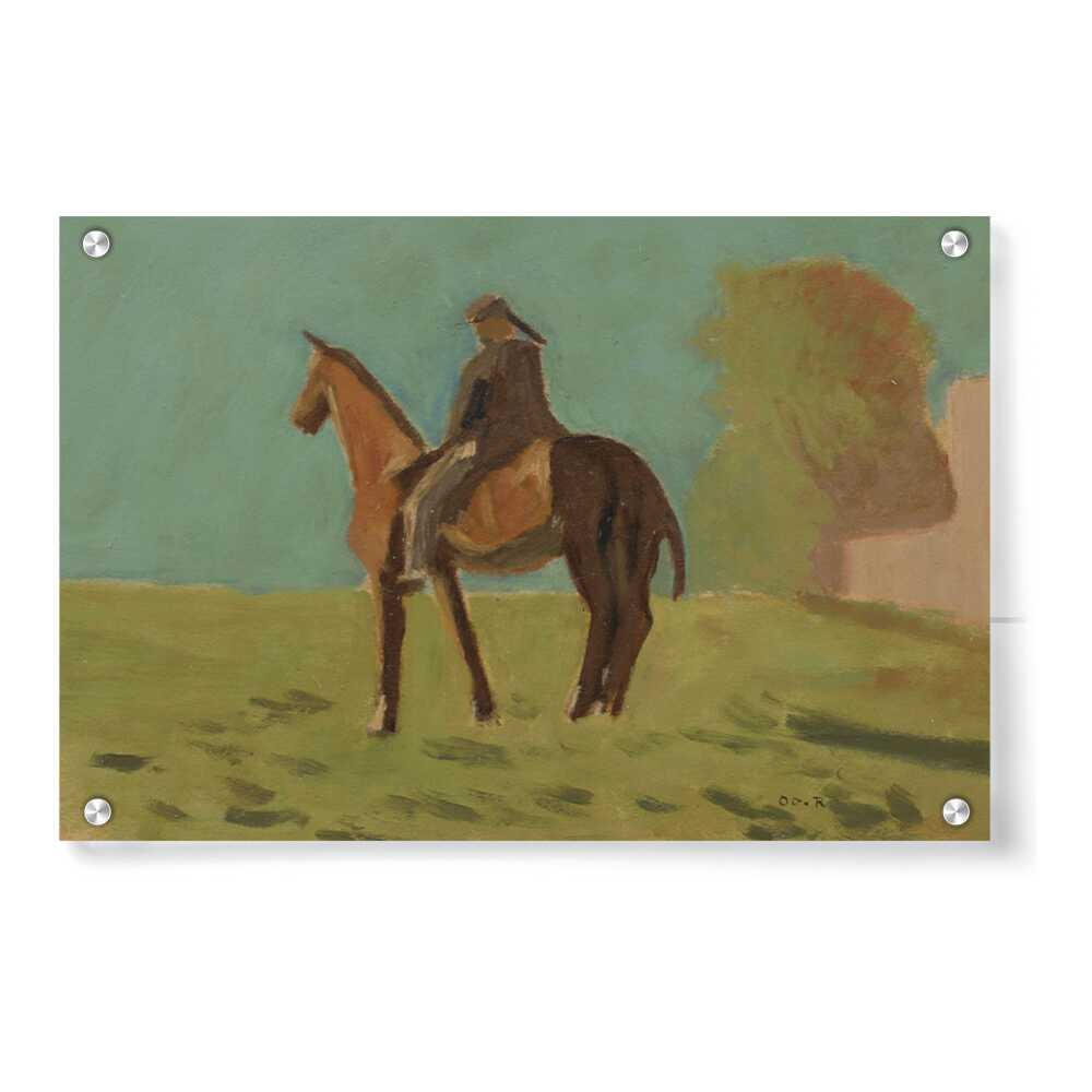 Artist5 - Art - Man On Horseback - Acrylic Wall Photo